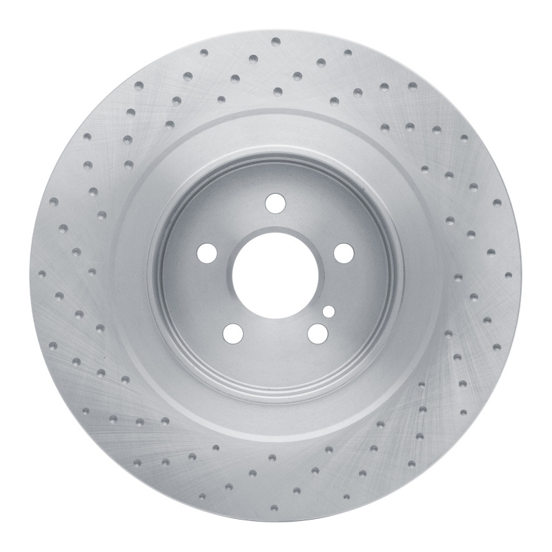 Mercedes-Benz CL63 AMG Brake Rotor (1) - Rear - R1 Concepts - Dimpled - `07-`14